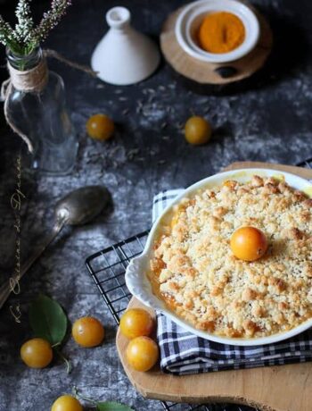 Recette de crumble à la mirabelle